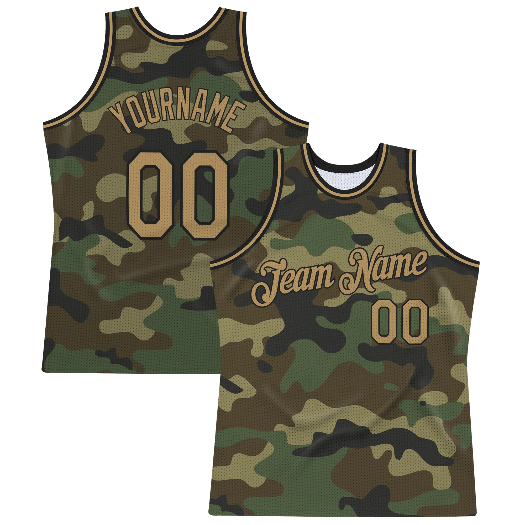 Custom Basketball Jersey "Camo"