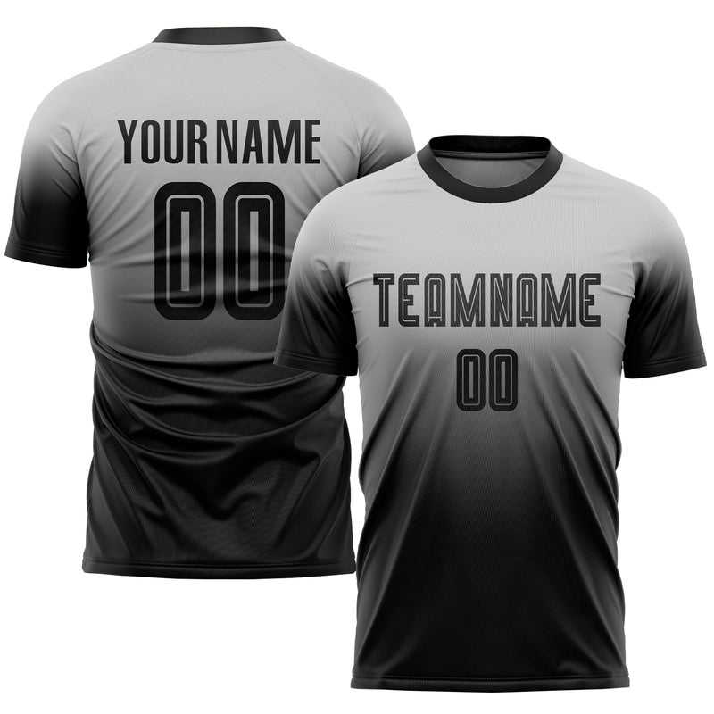 Custom Soccer Jersey "White Fade"