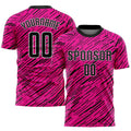 Custom Soccer Jersey "Pink/Black"