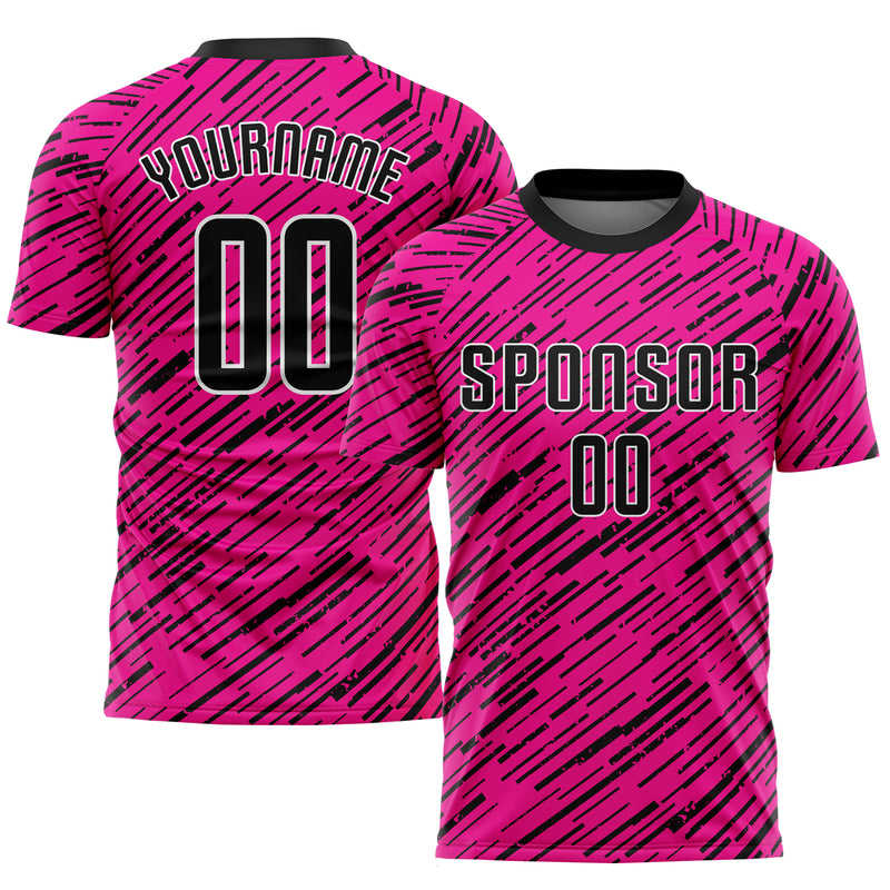 Custom Soccer Jersey "Pink/Black"