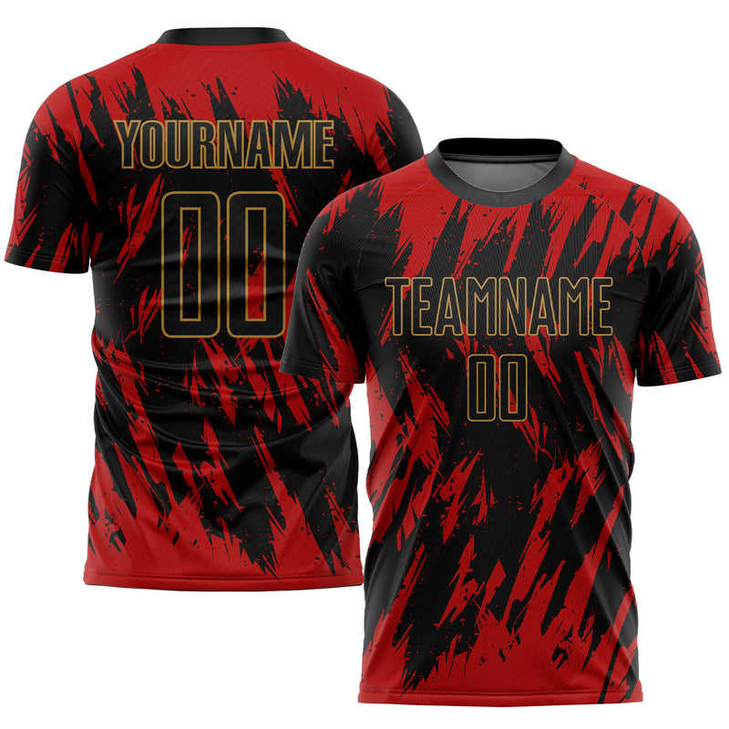 Custom Soccer Jersey "Red Strike"