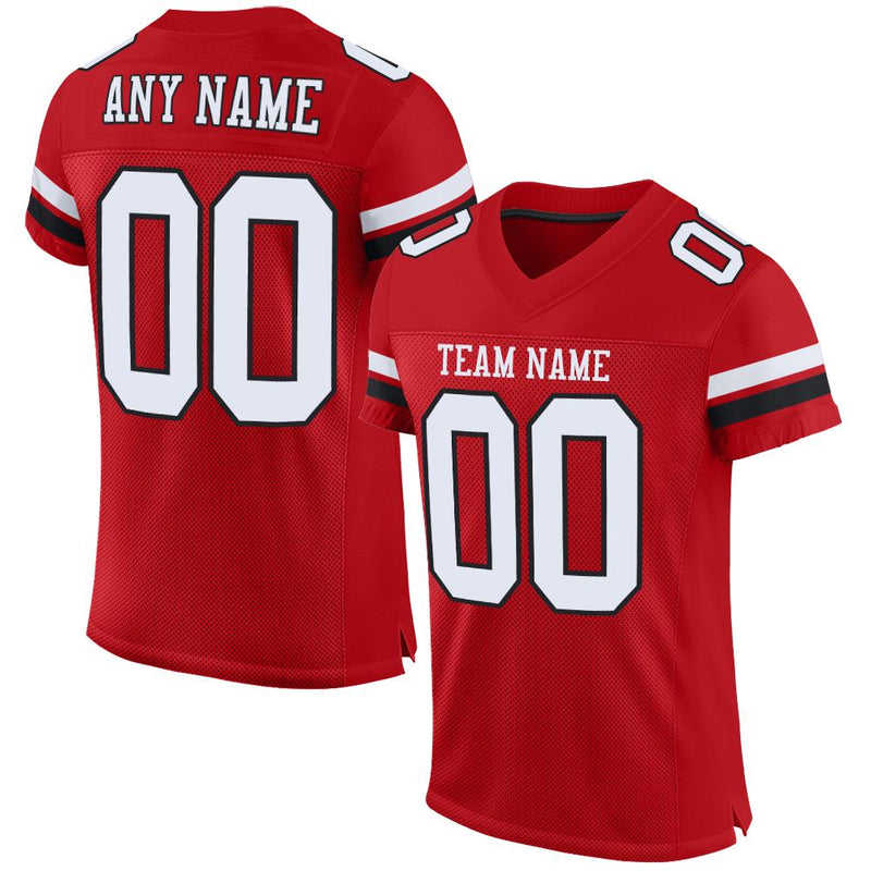 Custom Football Jersey "Red"