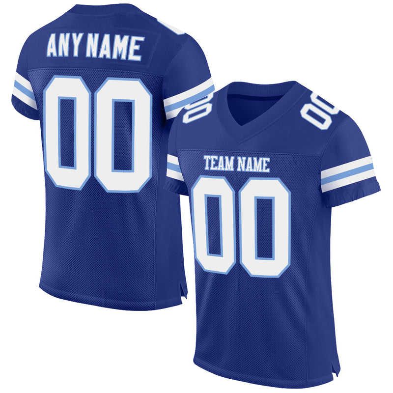 Custom Football Jersey "Colt Blue"