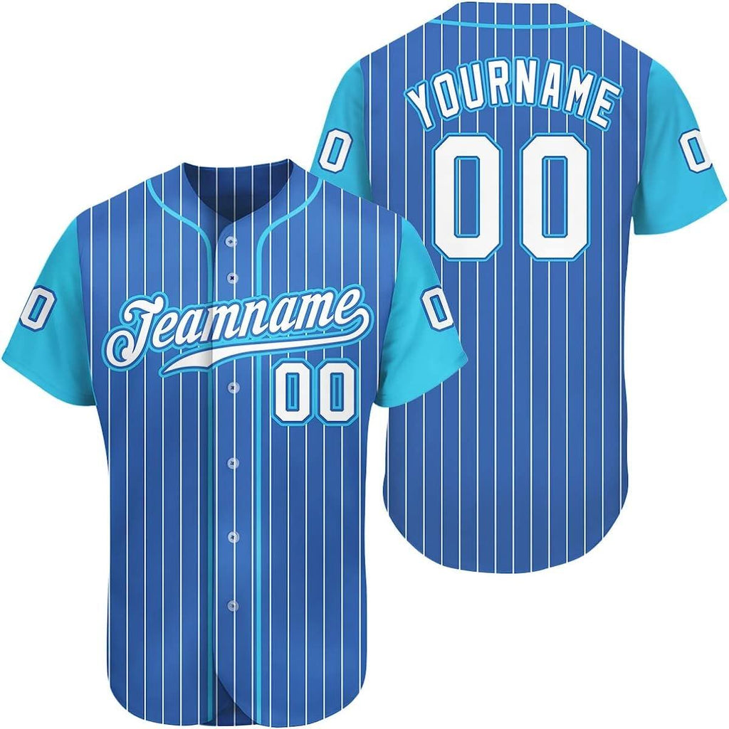 Custom Baseball Jersey "Baby Blue"