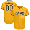 Custom Baseball Jersey "Yellow"