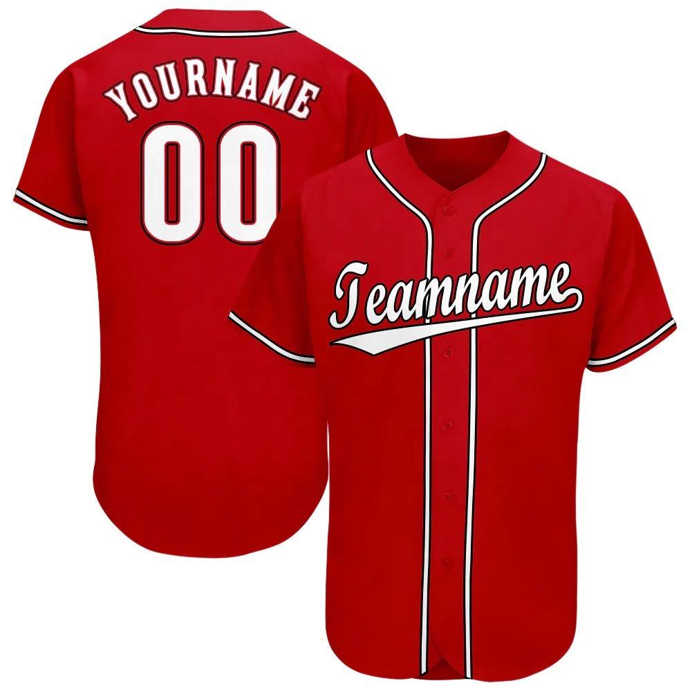 Custom Baseball Jersey "Red"