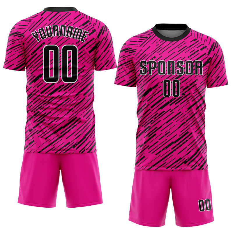 Custom Soccer Jersey "Pink/Black"
