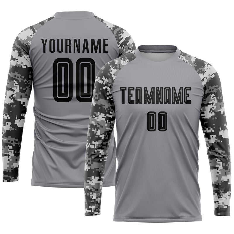 Custom Soccer Jersey "White Camo"