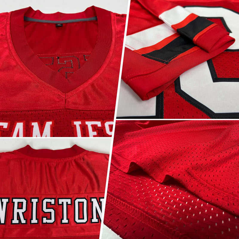 Custom Football Jersey "Red"
