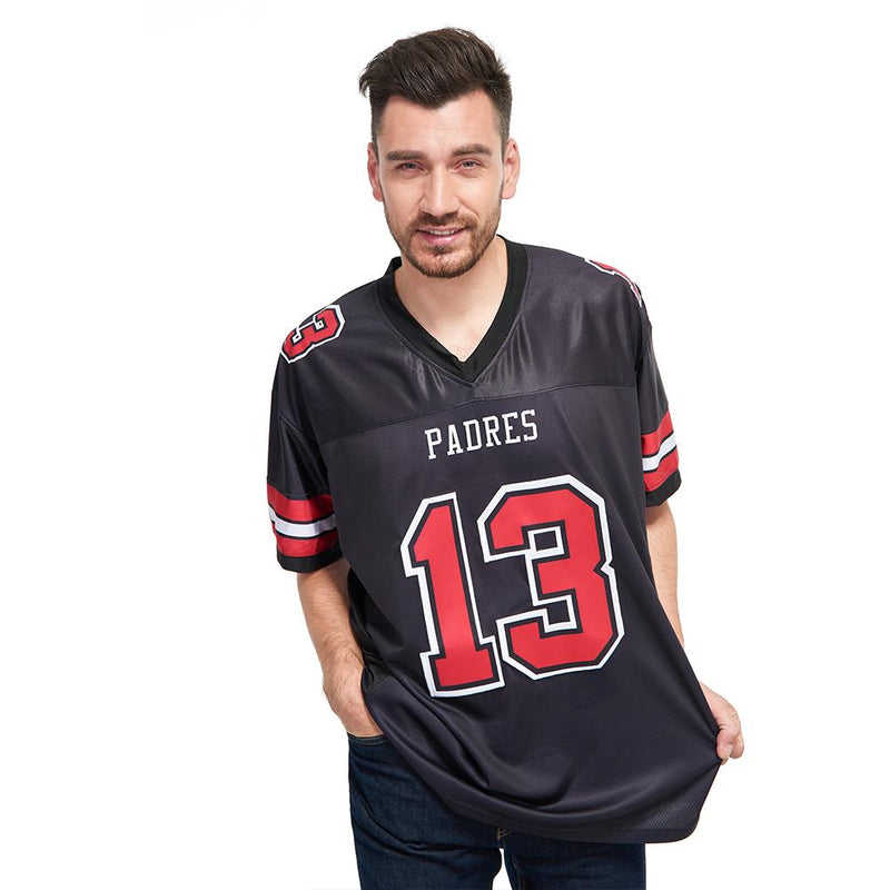 Custom Football Jersey "Crimson Black/Red"