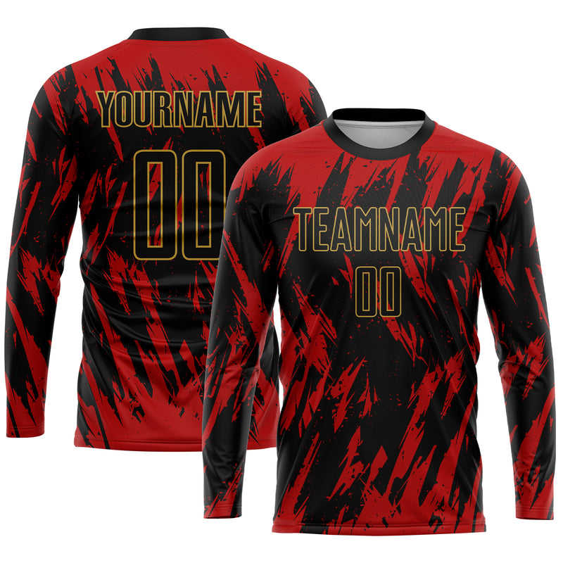 Custom Soccer Jersey "Red Strike"