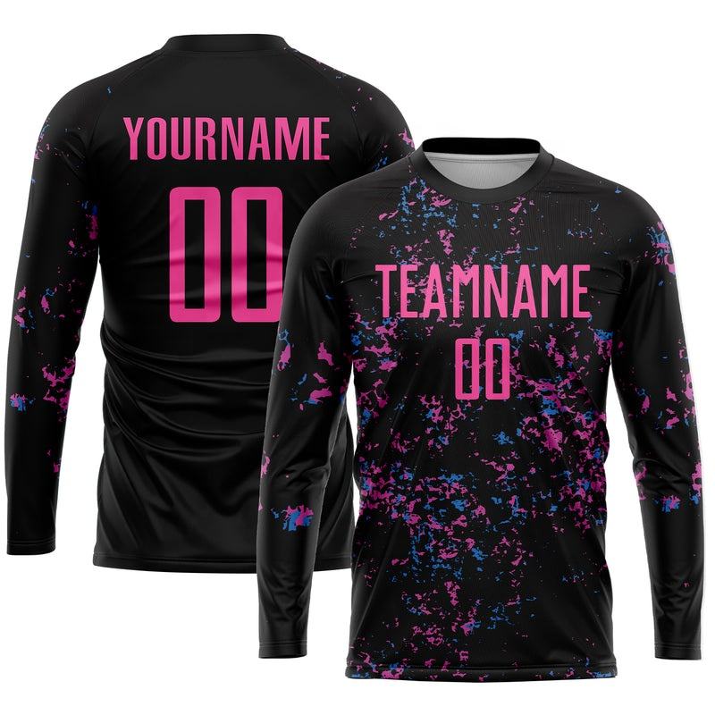 Custom Soccer Jersey "Pink Splatter"