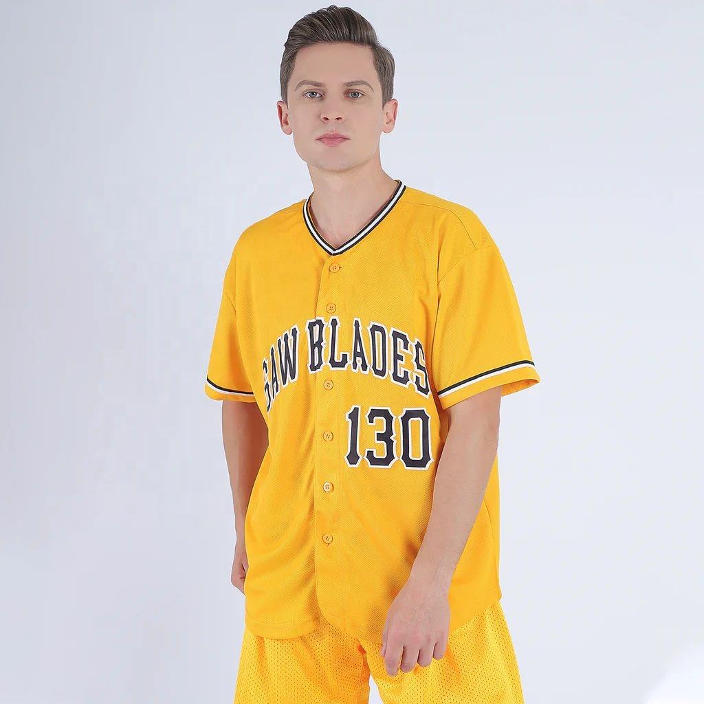 Custom Baseball Jersey "Yellow"