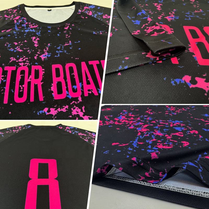 Custom Soccer Jersey "Pink Splatter"