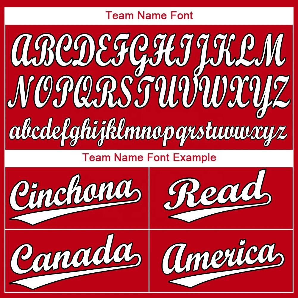 Custom Baseball Jersey "Red"