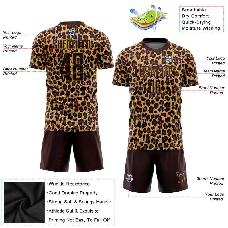 Custom Soccer Jersey "Leopard"