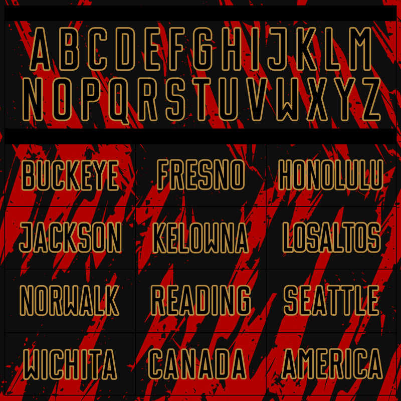 Custom Soccer Jersey "Red Strike"