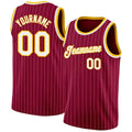 Custom Basketball Jersey "Maroon Red"
