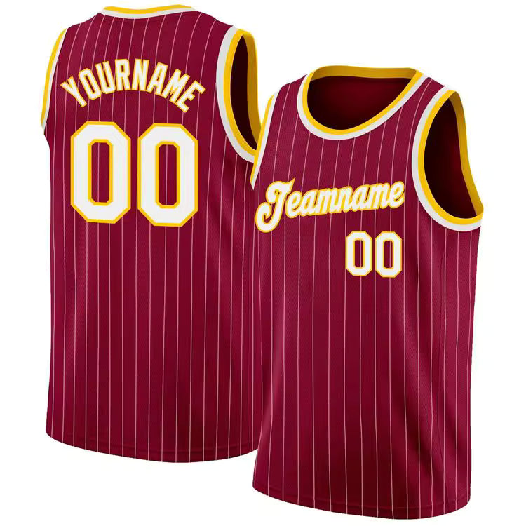 Custom Basketball Jersey "Maroon Red"