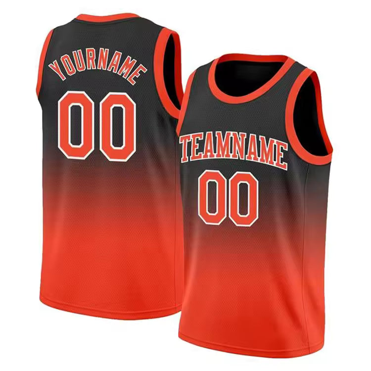 Custom Basketball Jersey "Red Fade"