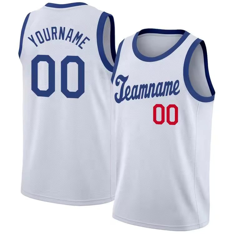 Custom Basketball Jersey "Royal Blue/White"