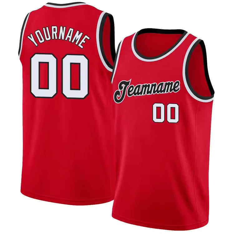 Custom Basketball Jersey "Toro Red"